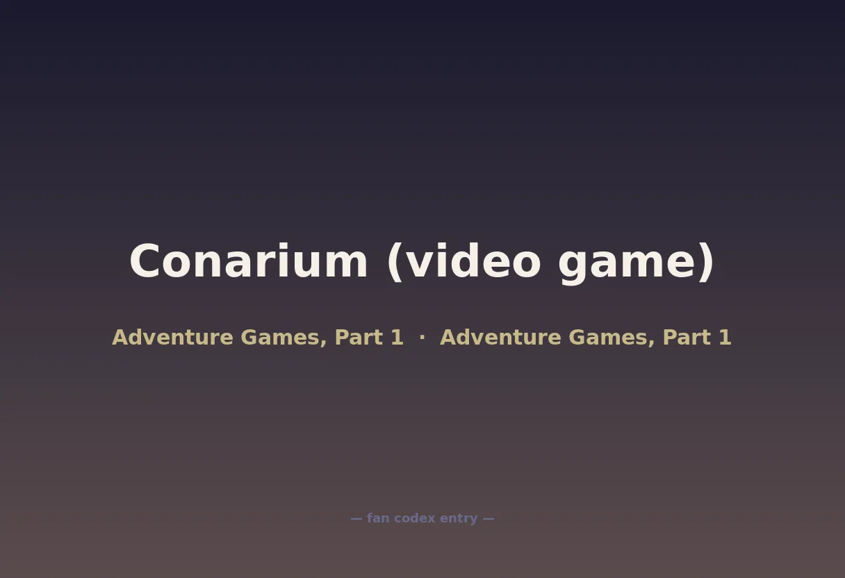 Conarium (video game)