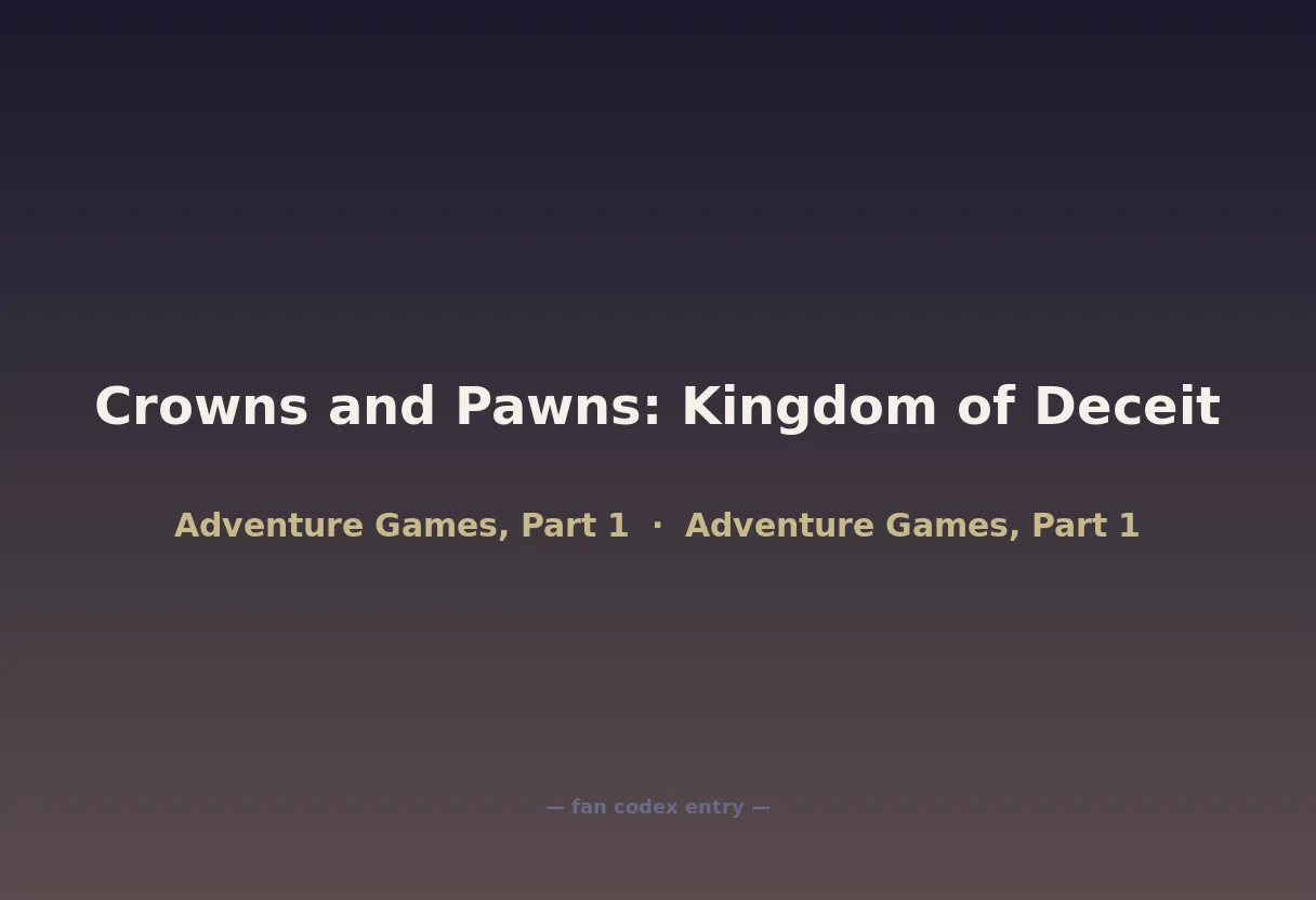 Crowns and Pawns: Kingdom of Deceit