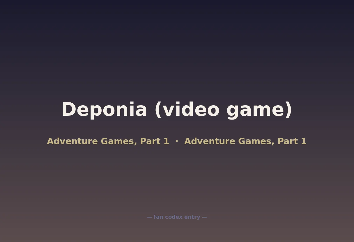 Deponia (video game)