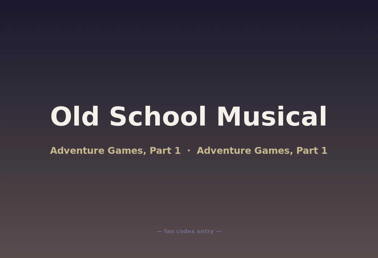 Old School Musical
