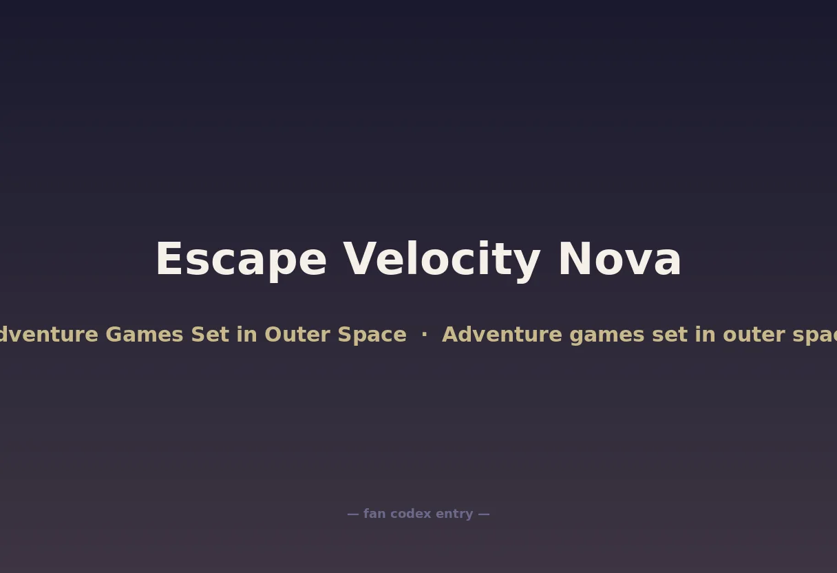 Escape Velocity Nova