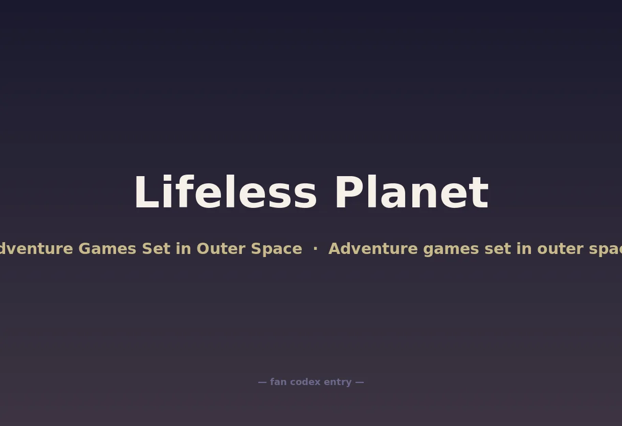 Lifeless Planet