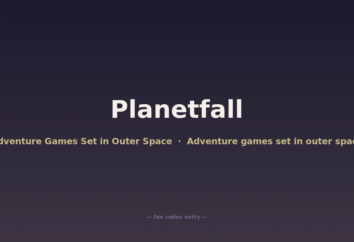 Planetfall