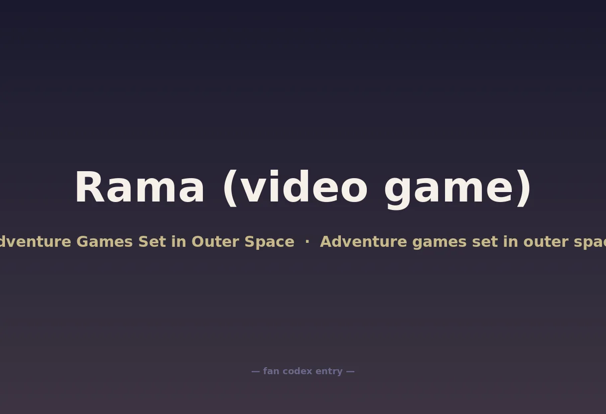 Rama (video game)