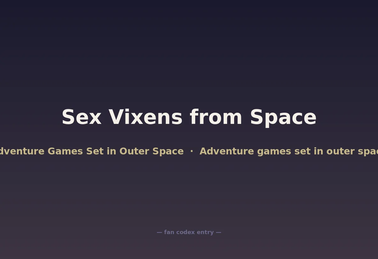 Sex Vixens from Space