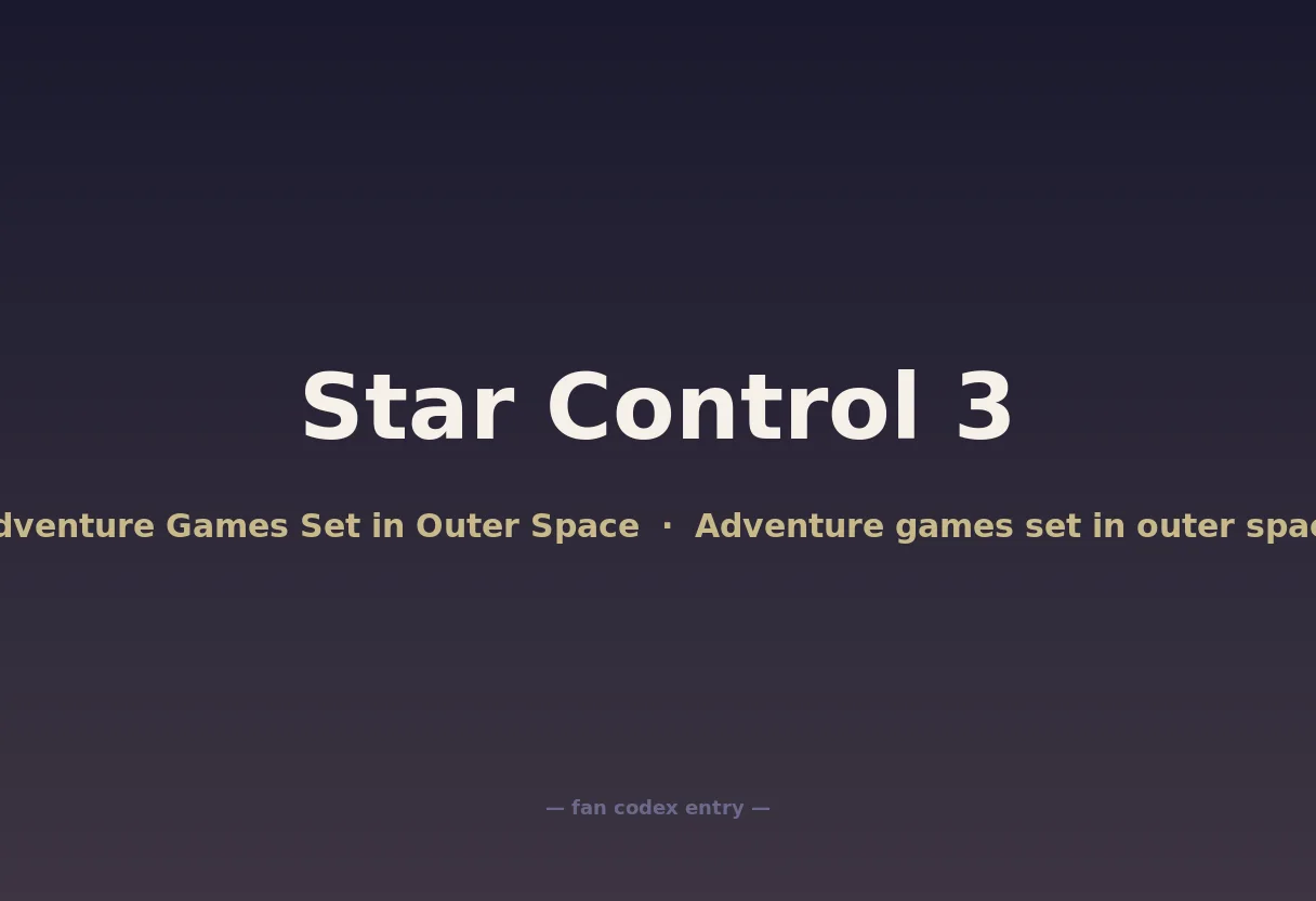 Star Control 3