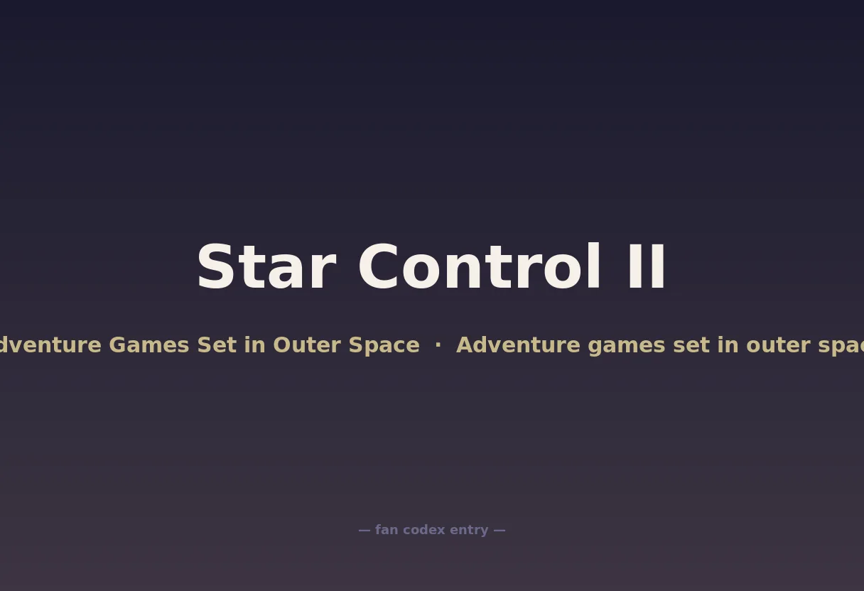 Star Control II