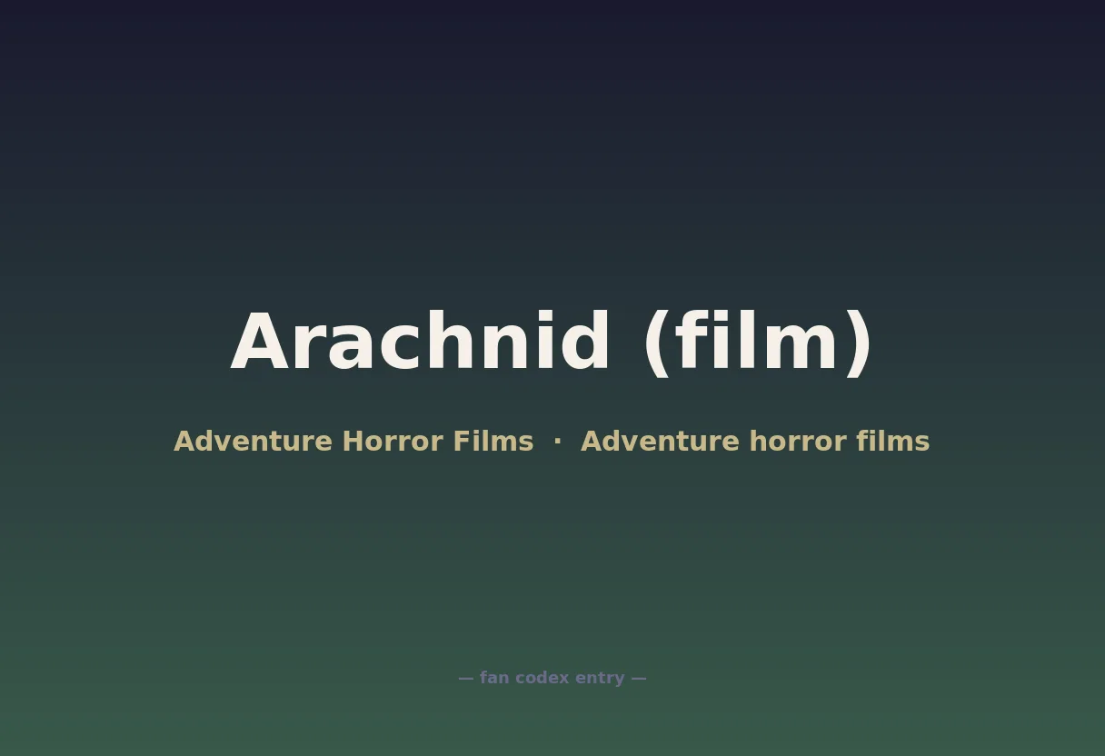 Arachnid (film)