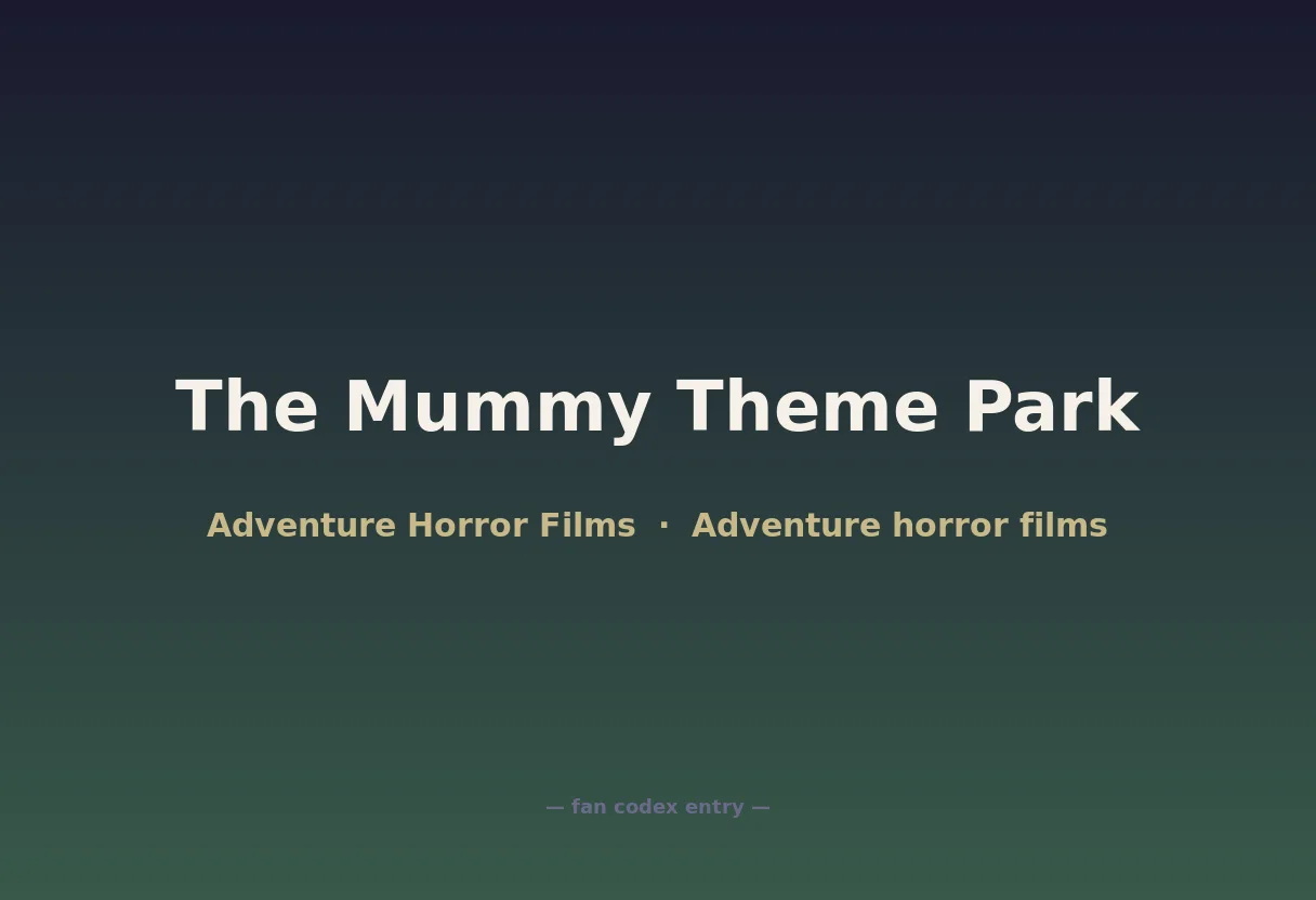 The Mummy Theme Park