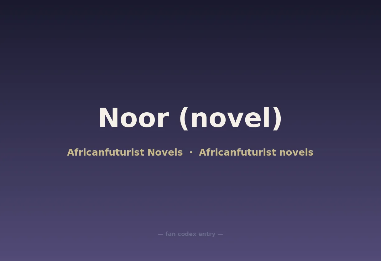 Noor (novel)