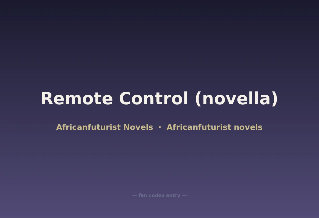 Remote Control (novella)