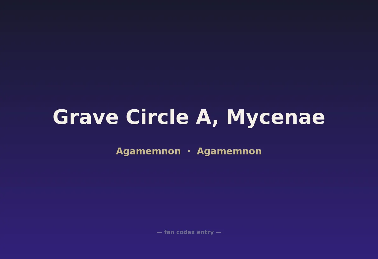 Grave Circle A, Mycenae