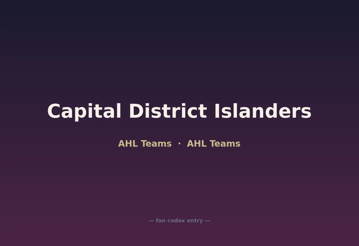 Capital District Islanders