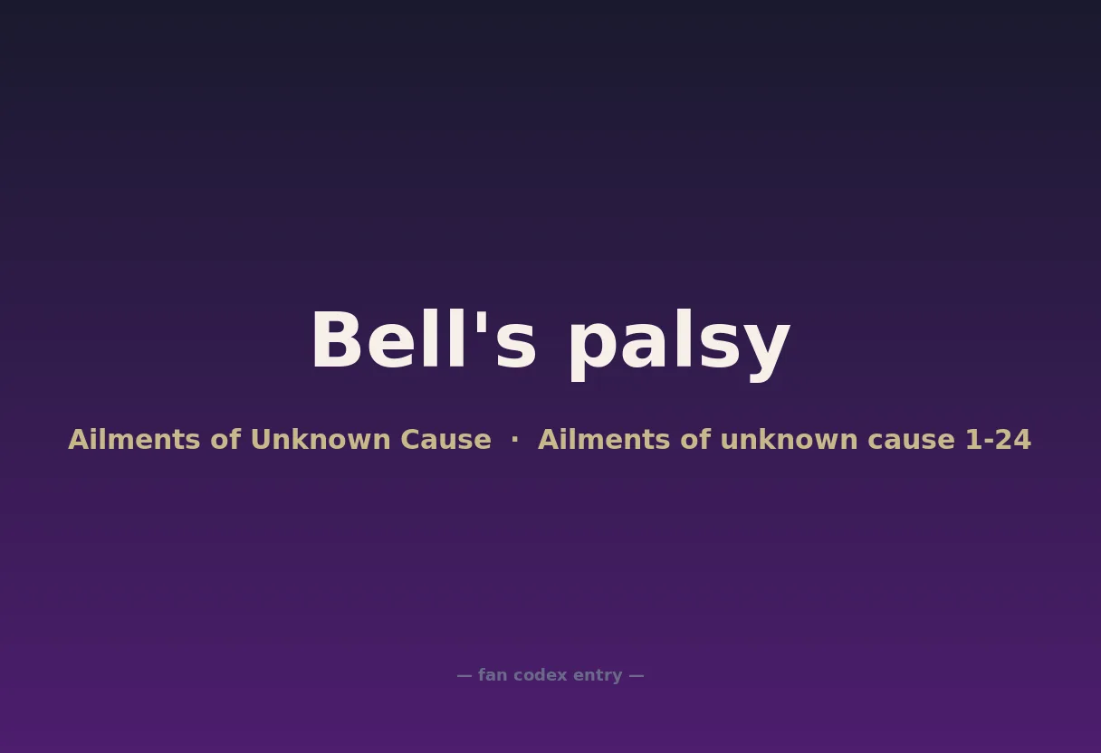 Bell's palsy