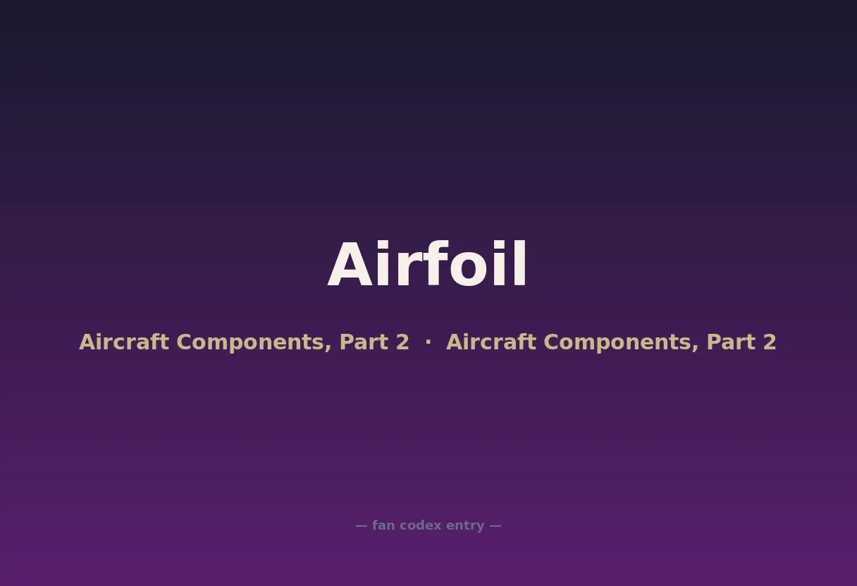 Airfoil