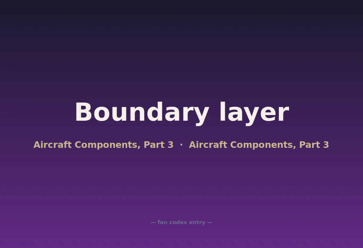 Boundary layer