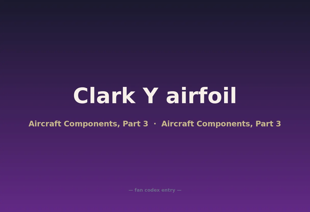 Clark Y airfoil