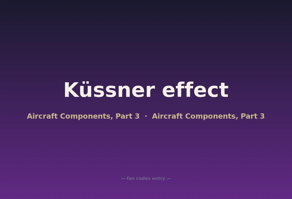 Küssner effect