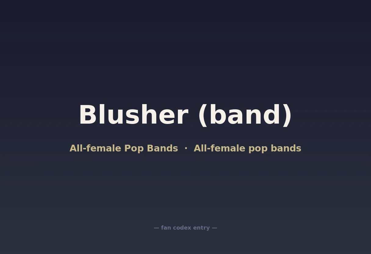 Blusher (band)