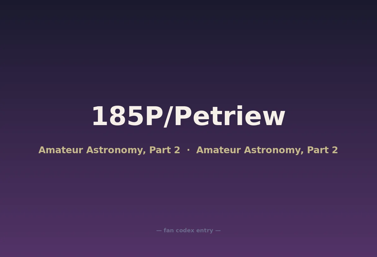 185P/Petriew