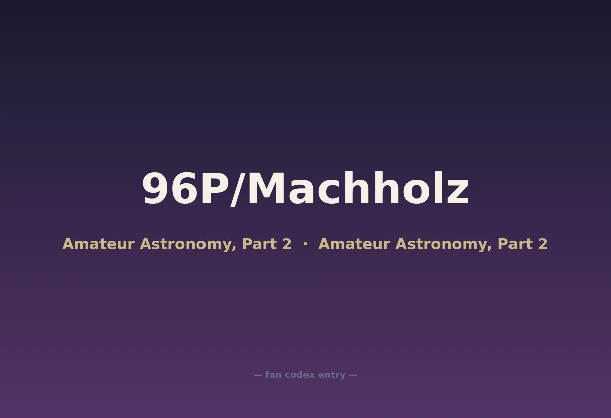 96P/Machholz
