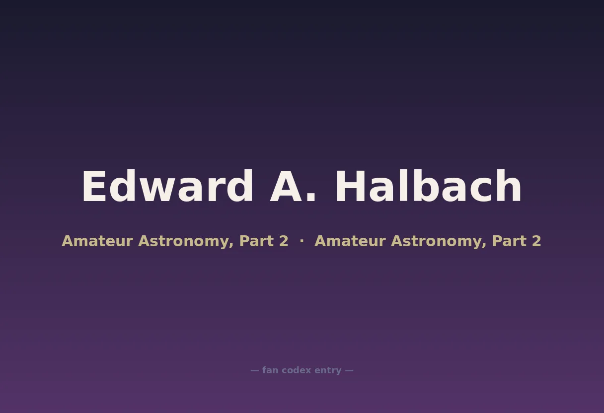 Edward A. Halbach