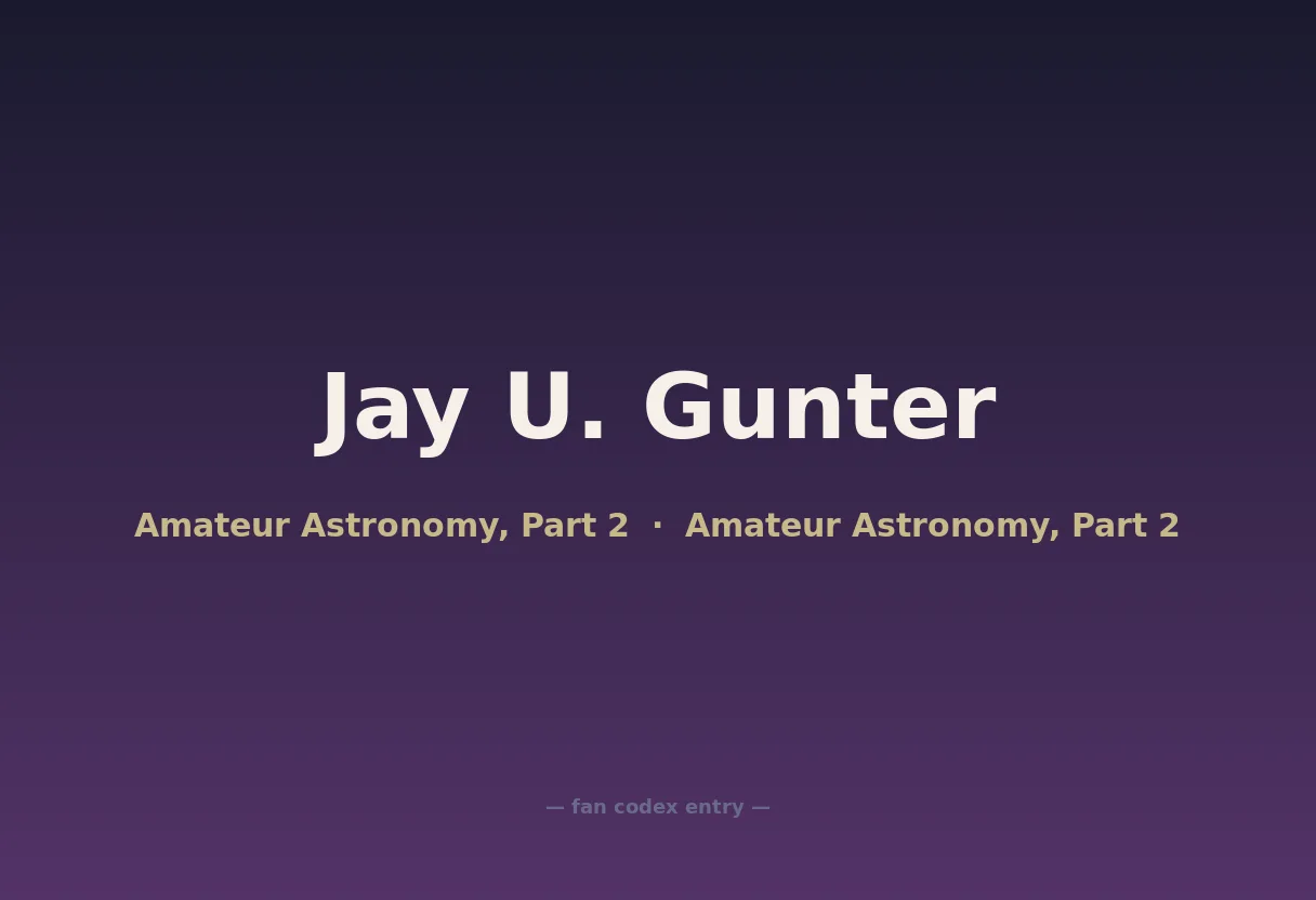 Jay U. Gunter