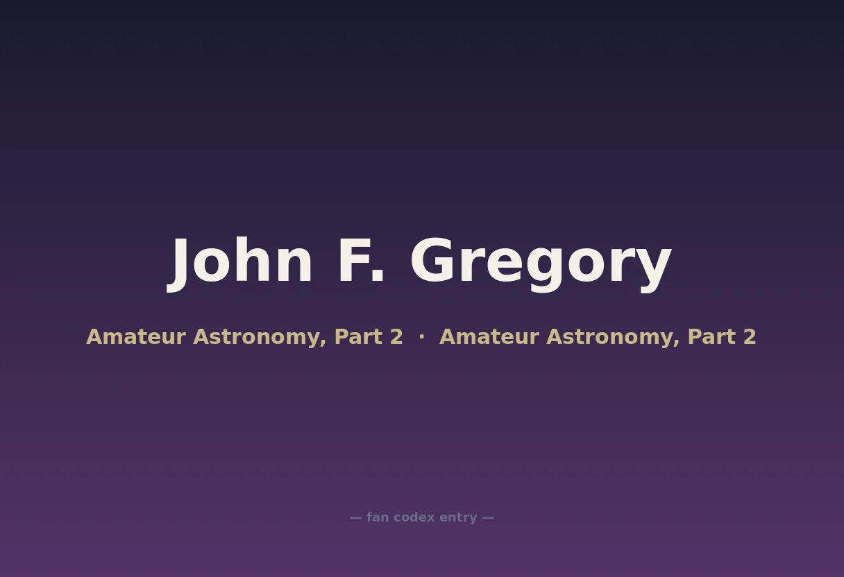 John F. Gregory