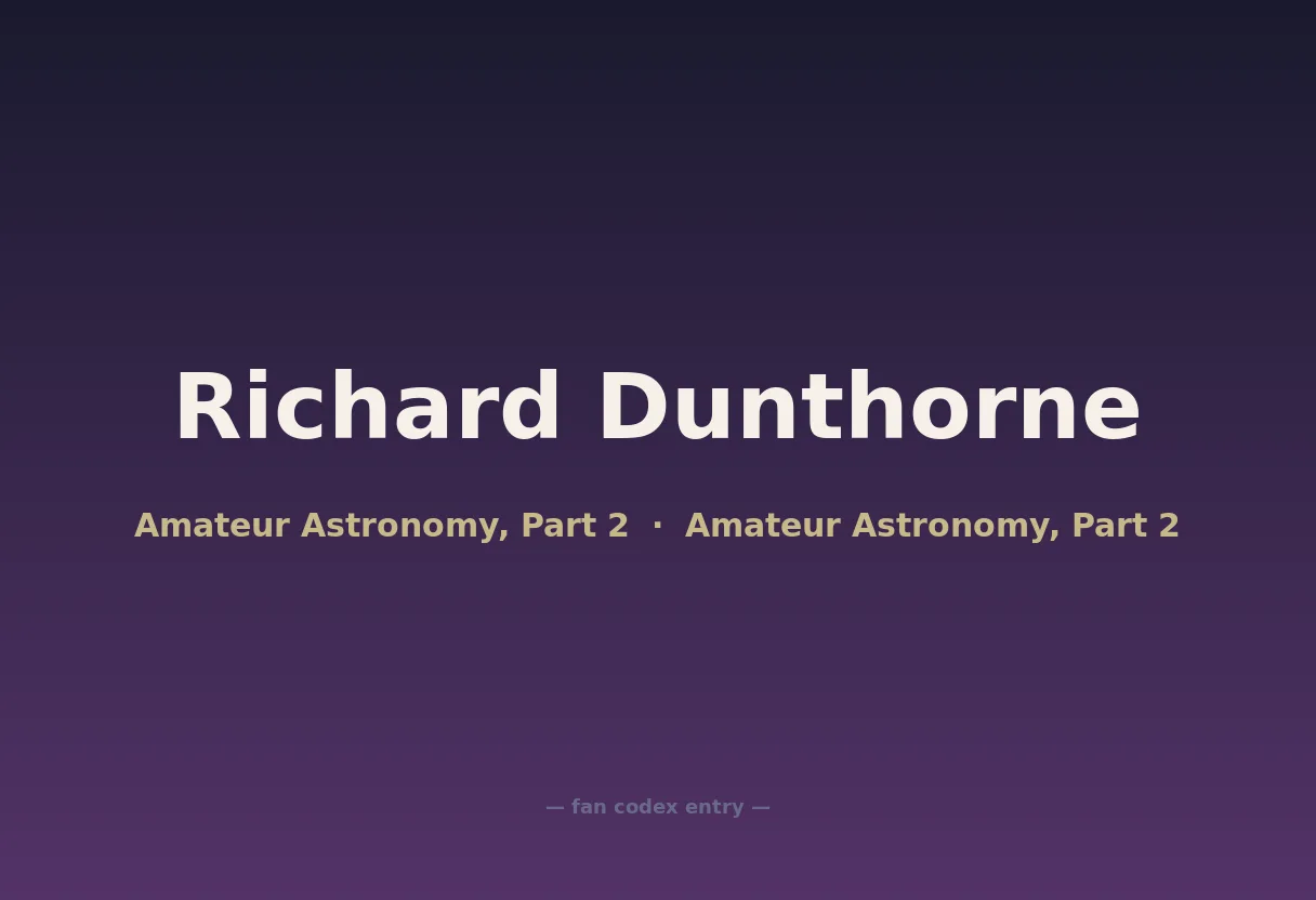 Richard Dunthorne