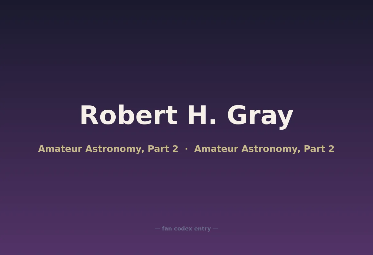 Robert H. Gray