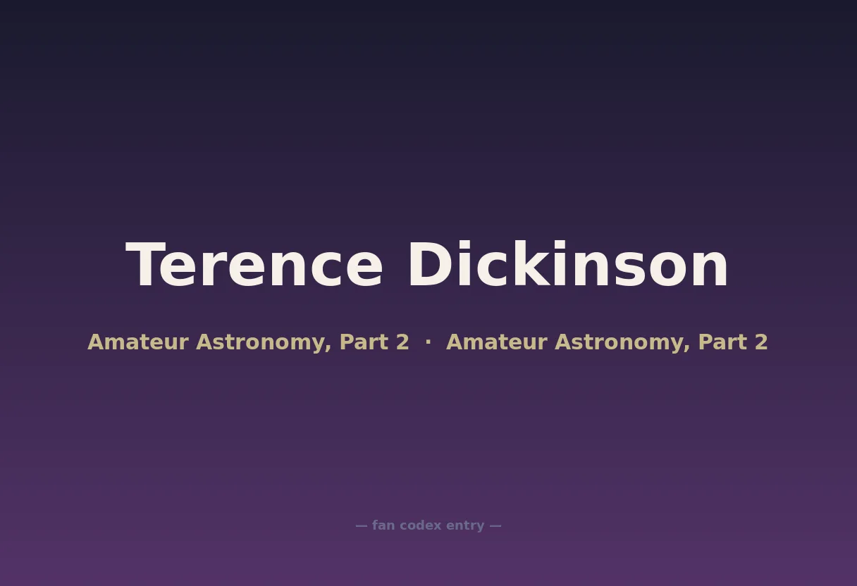 Terence Dickinson