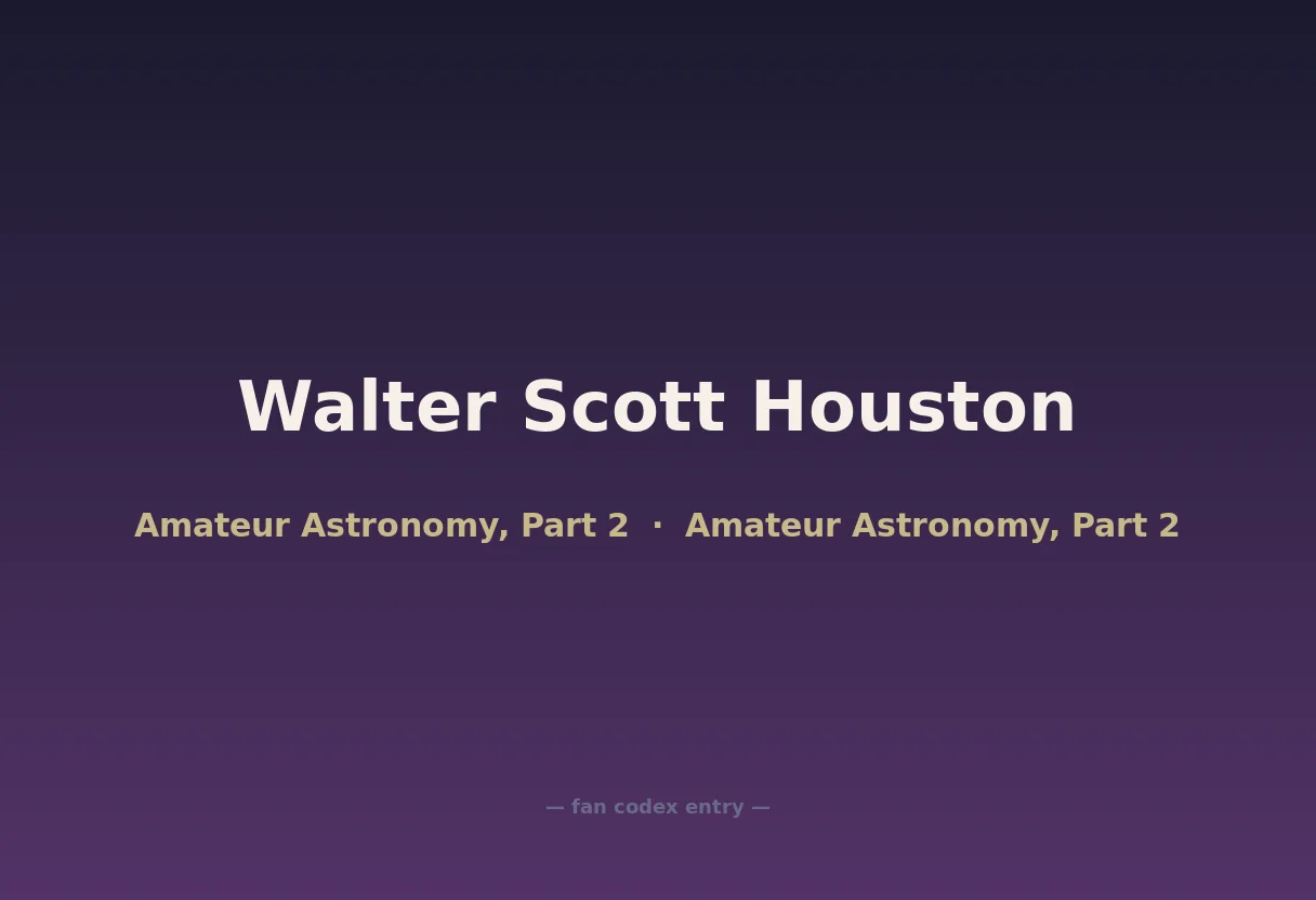 Walter Scott Houston