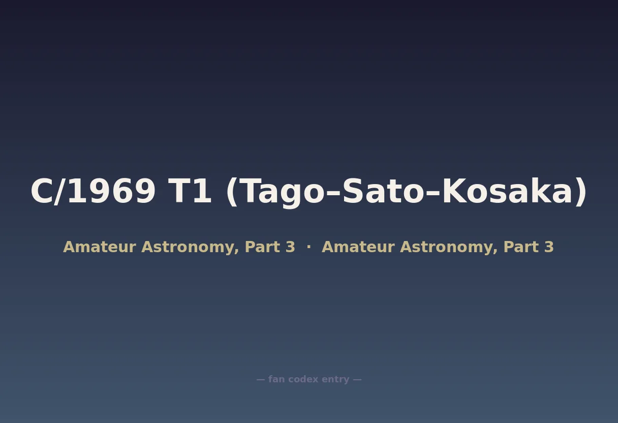 C/1969 T1 (Tago–Sato–Kosaka)