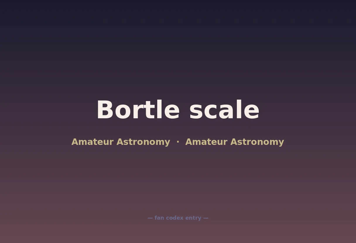 Bortle scale