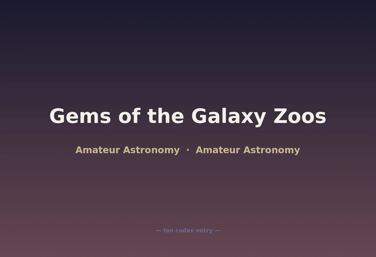 Gems of the Galaxy Zoos