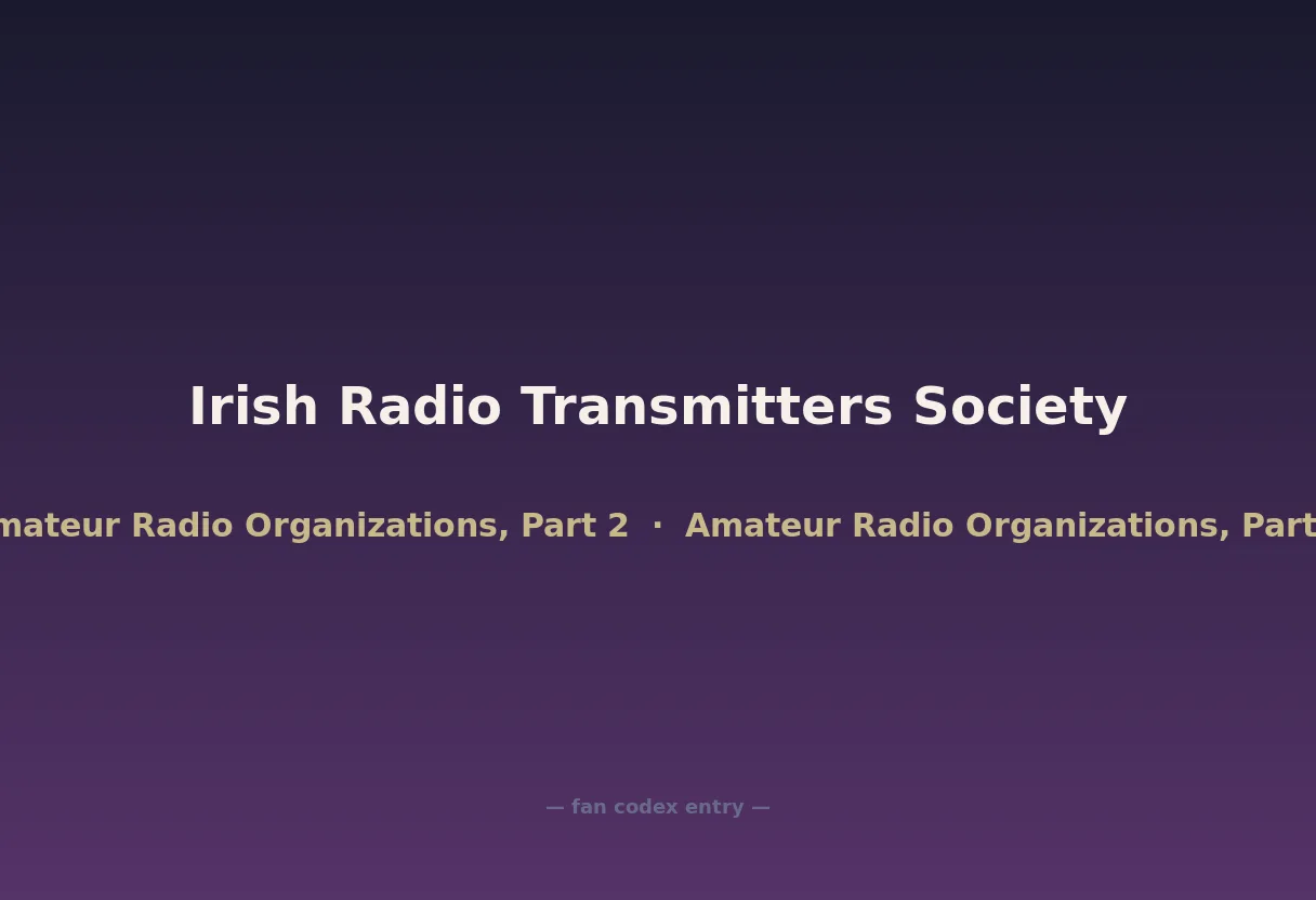 Irish Radio Transmitters Society