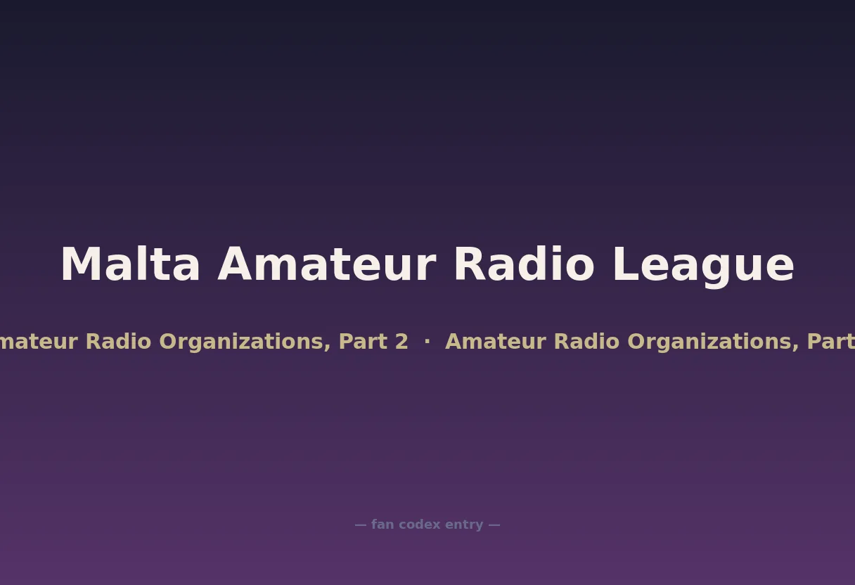 Malta Amateur Radio League
