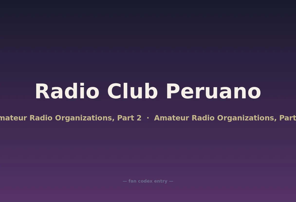 Radio Club Peruano