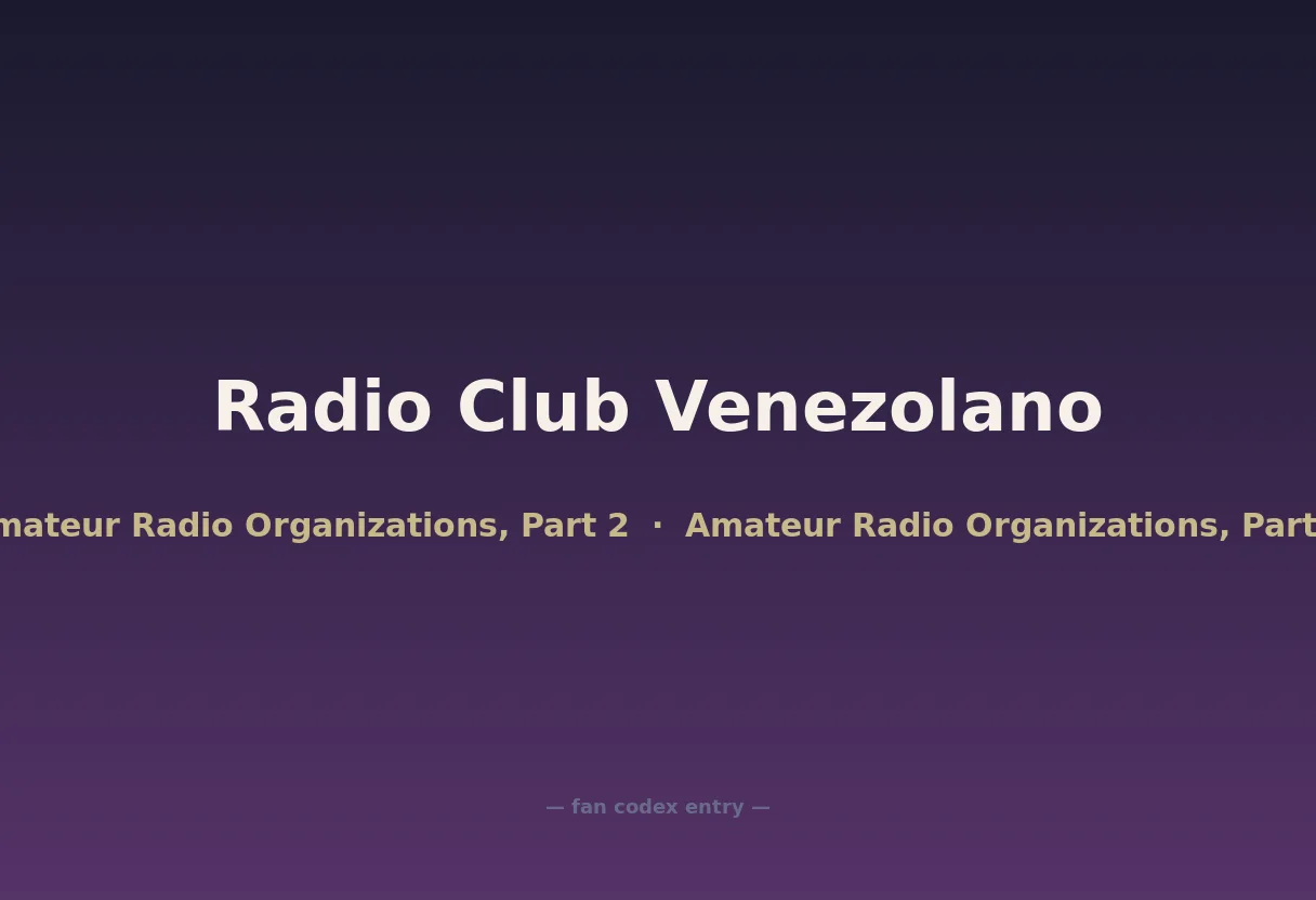 Radio Club Venezolano