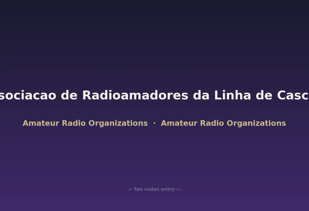 Associacao de Radioamadores da Linha de Cascais