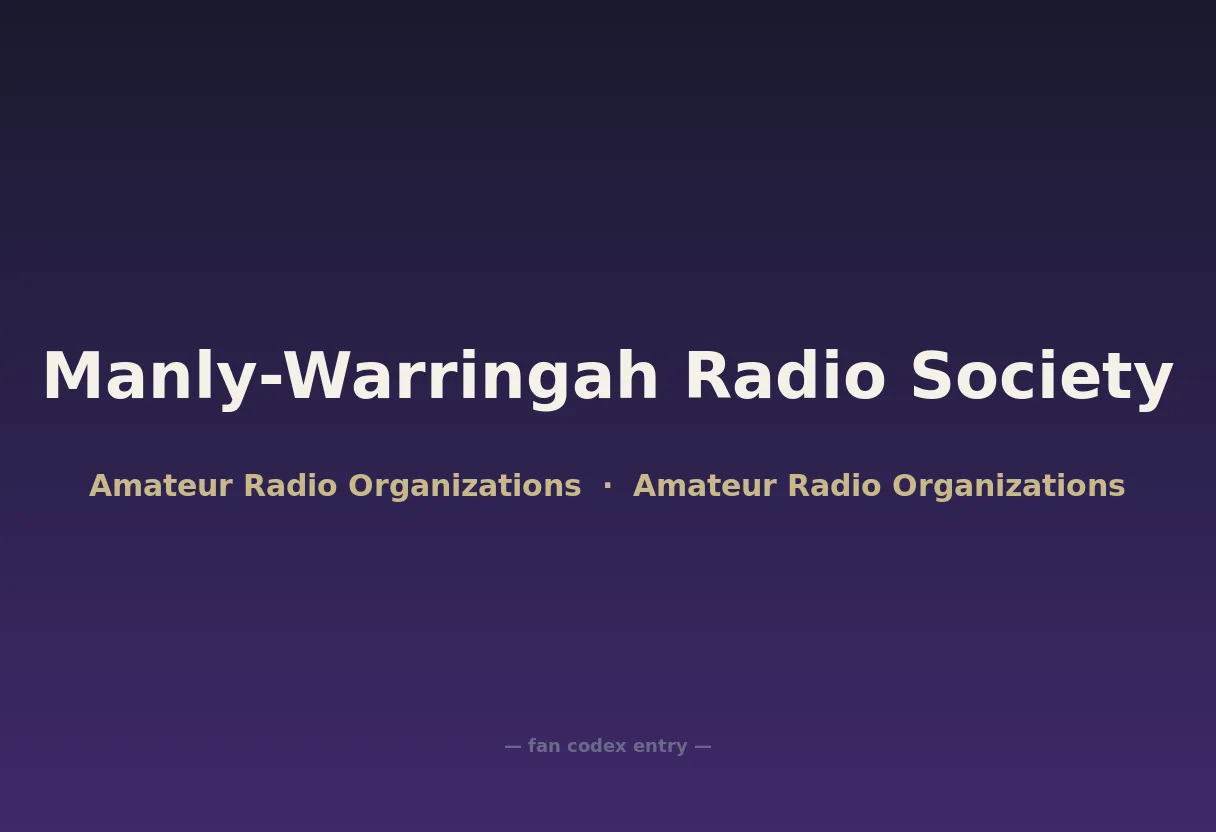 Manly-Warringah Radio Society