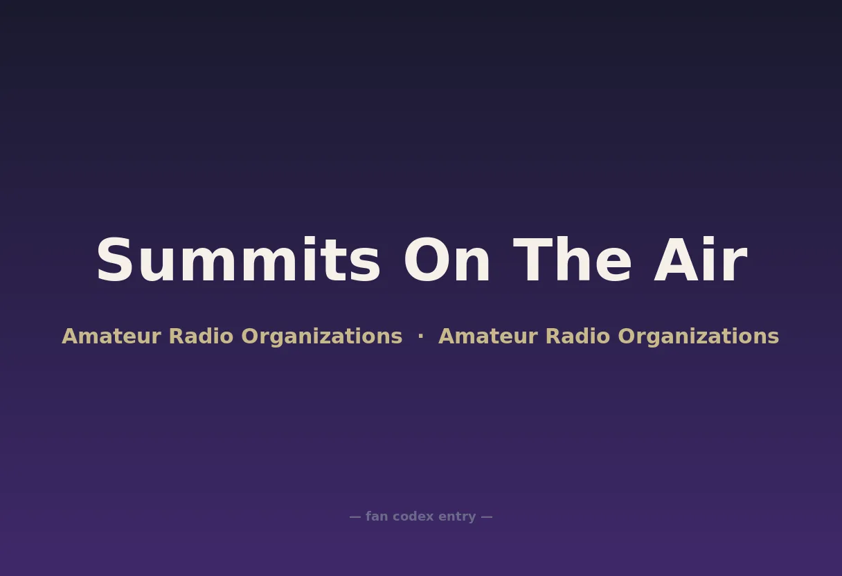 Summits On The Air
