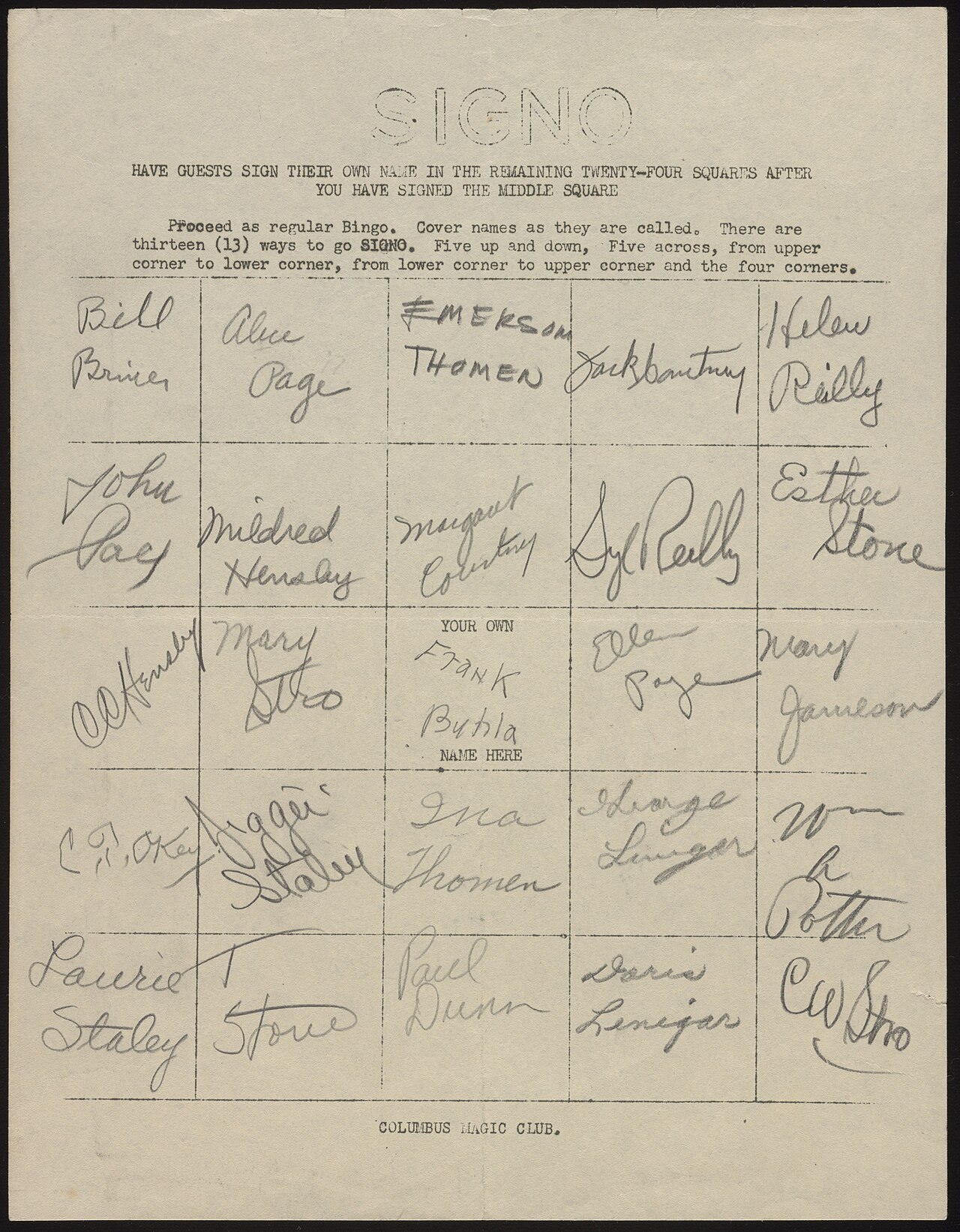 The CW Operators' Club