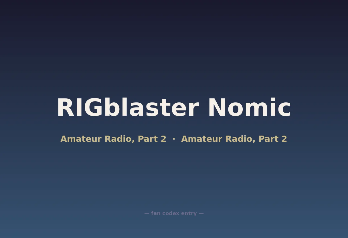 RIGblaster Nomic