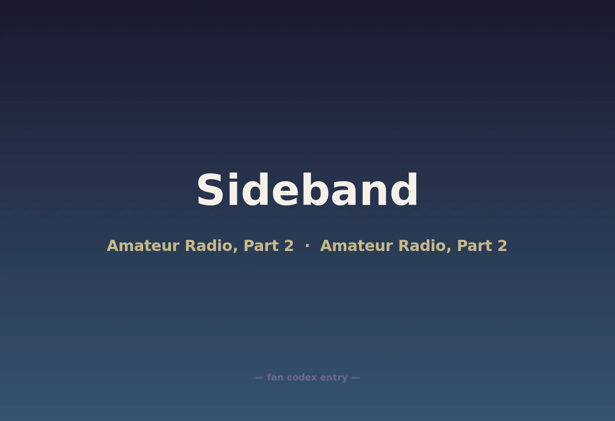 Sideband