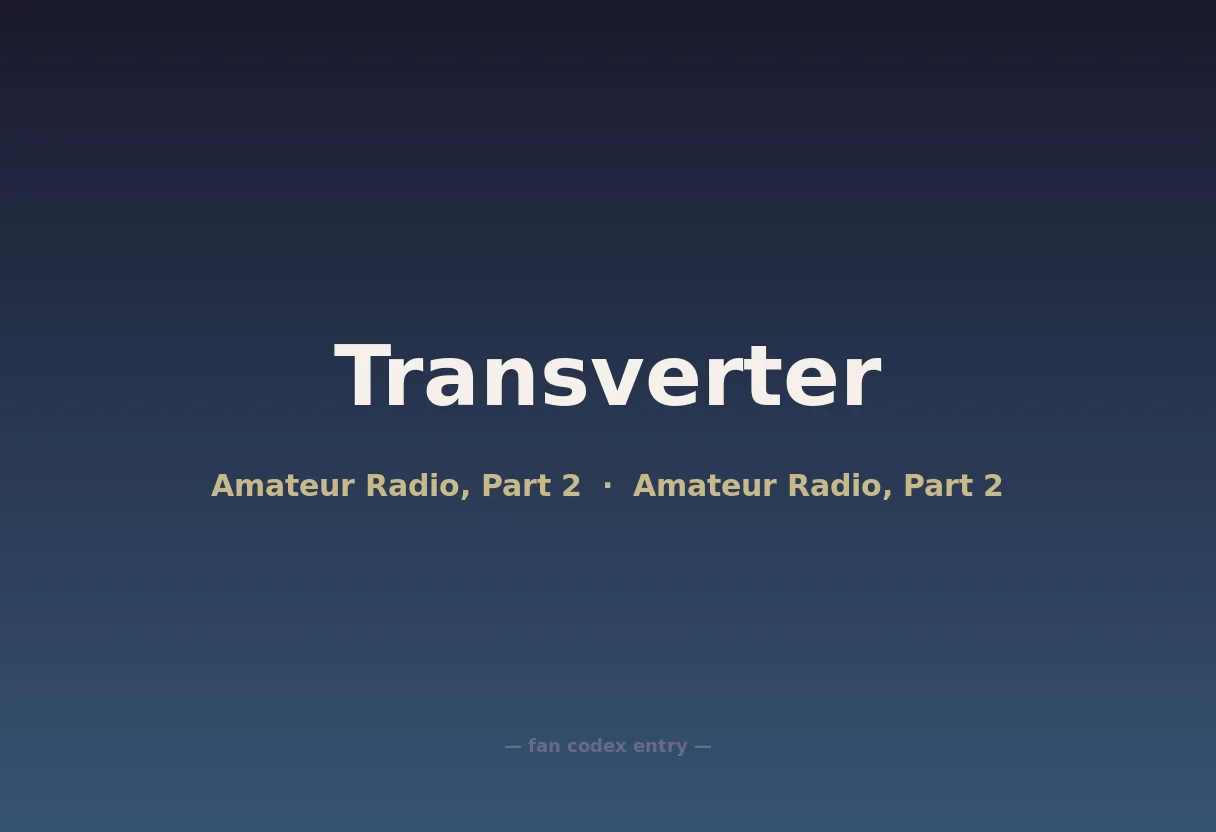 Transverter