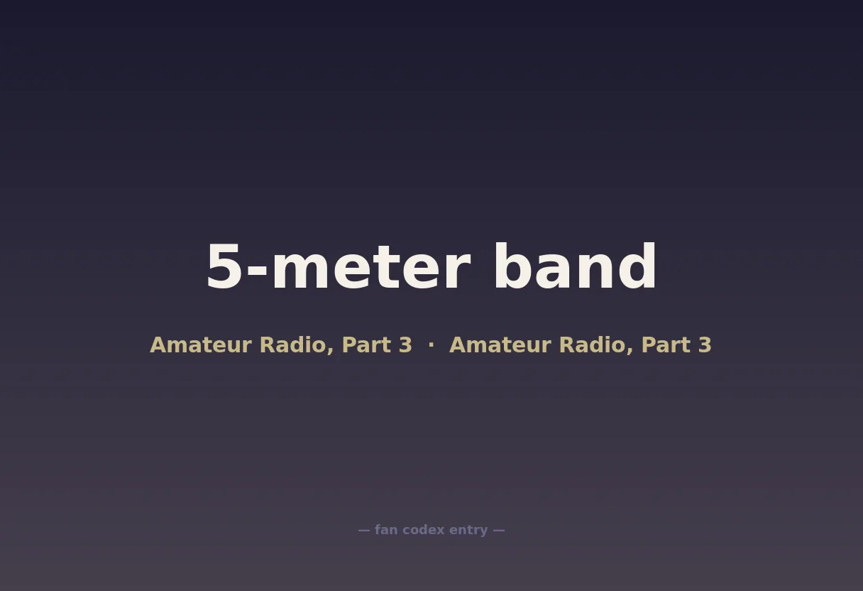 5-meter band