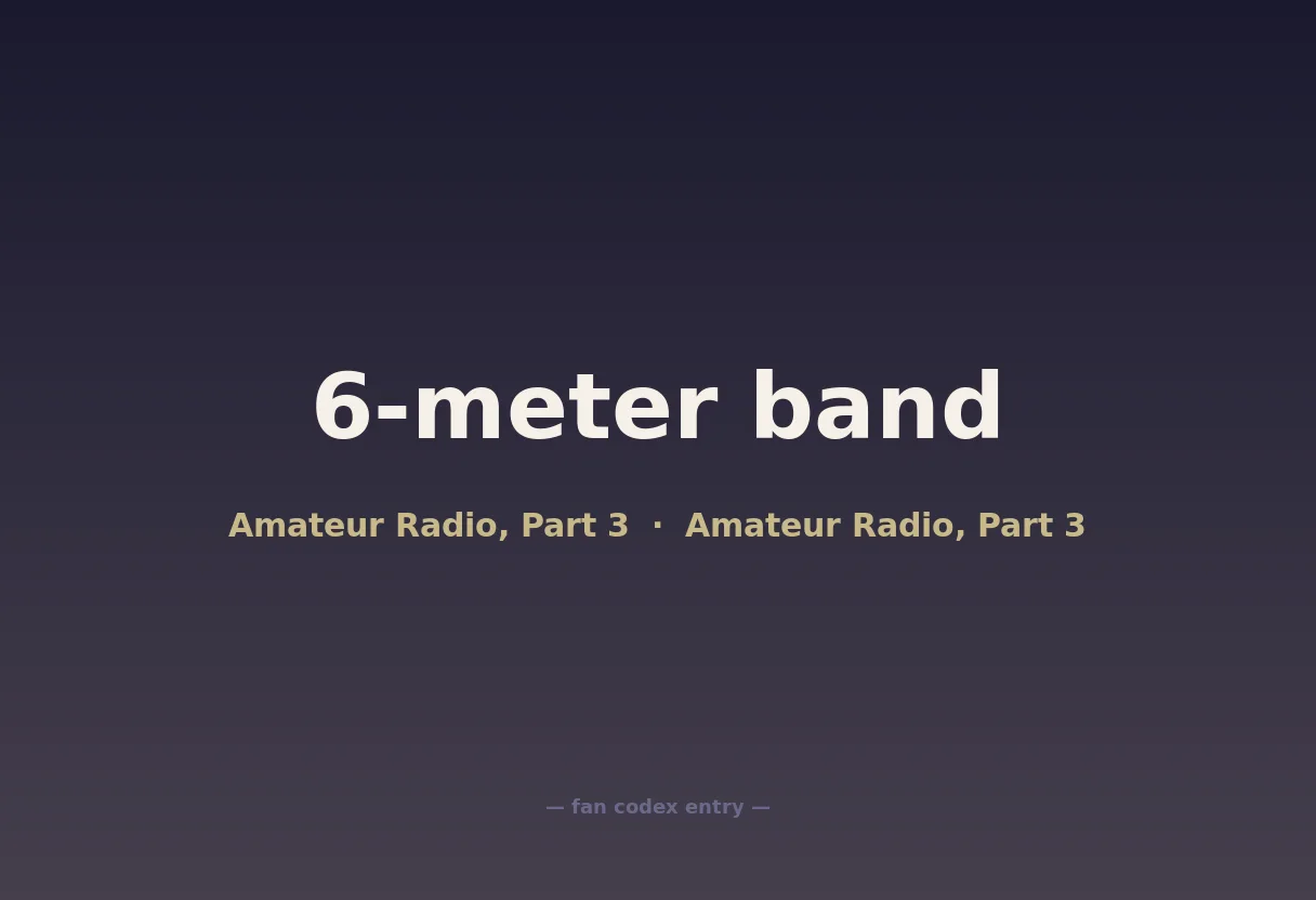 6-meter band