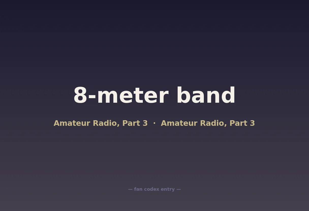 8-meter band