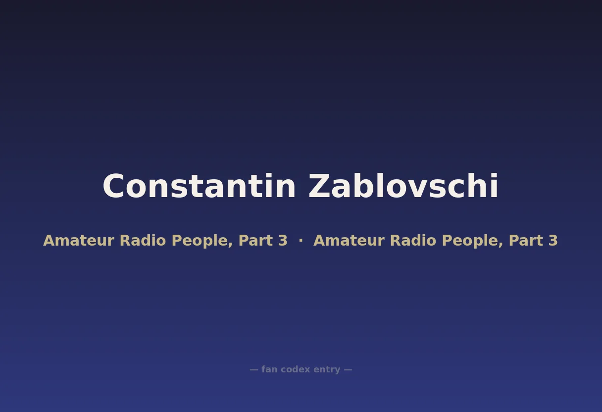 Constantin Zablovschi